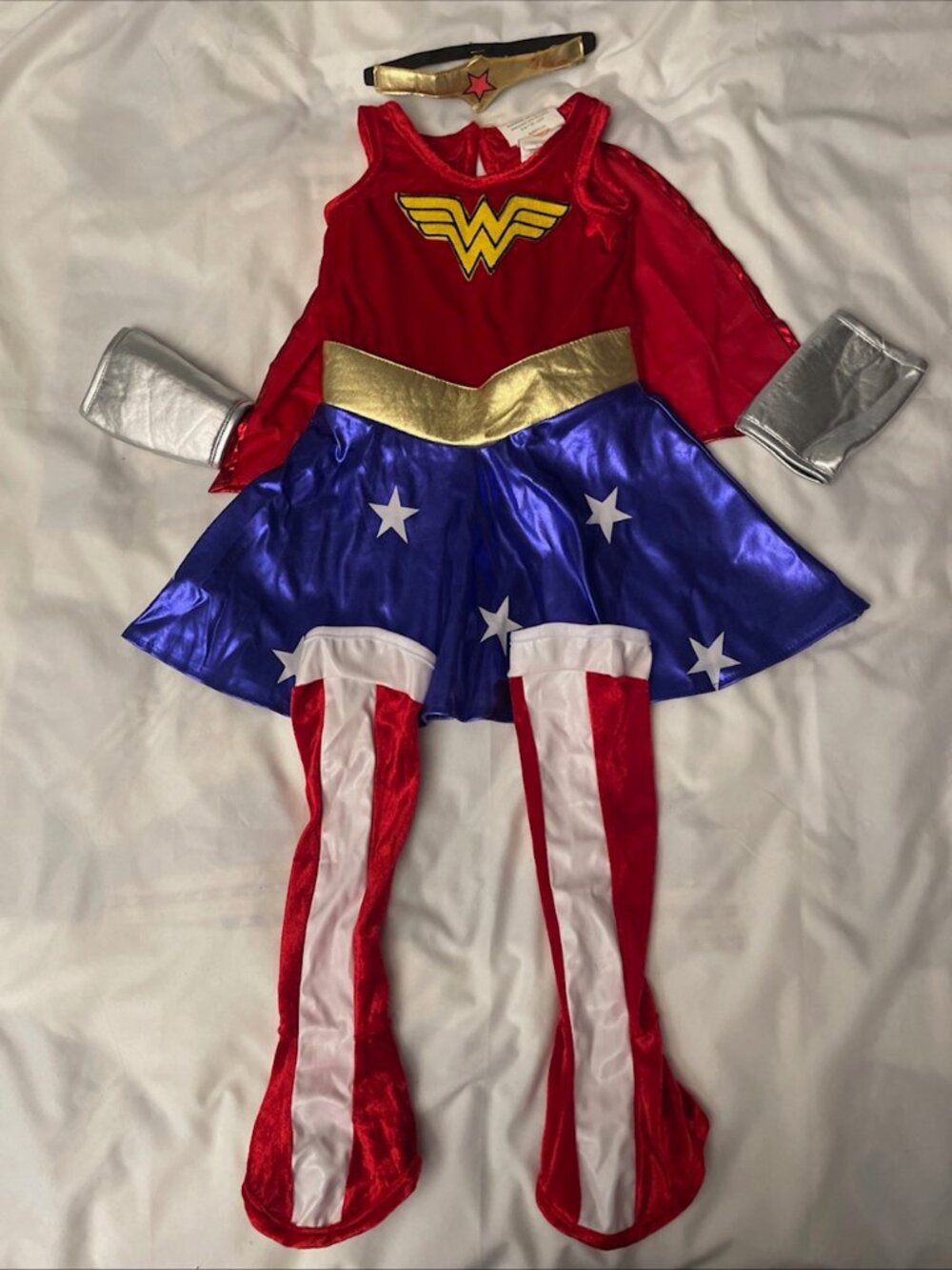 Rubies DC Comics: Wonder Woman Costume Girl's Toddler 2-4 (Ages 1-2)